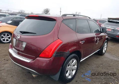 2007 Nissan Murano Sl из США, поврежденный, VIN JN8AZ08WX7W667379